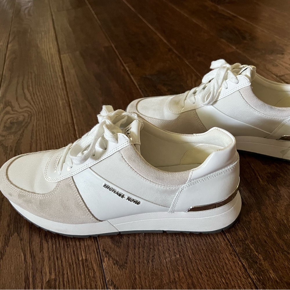 Michael Kors tennis shoes suede detail